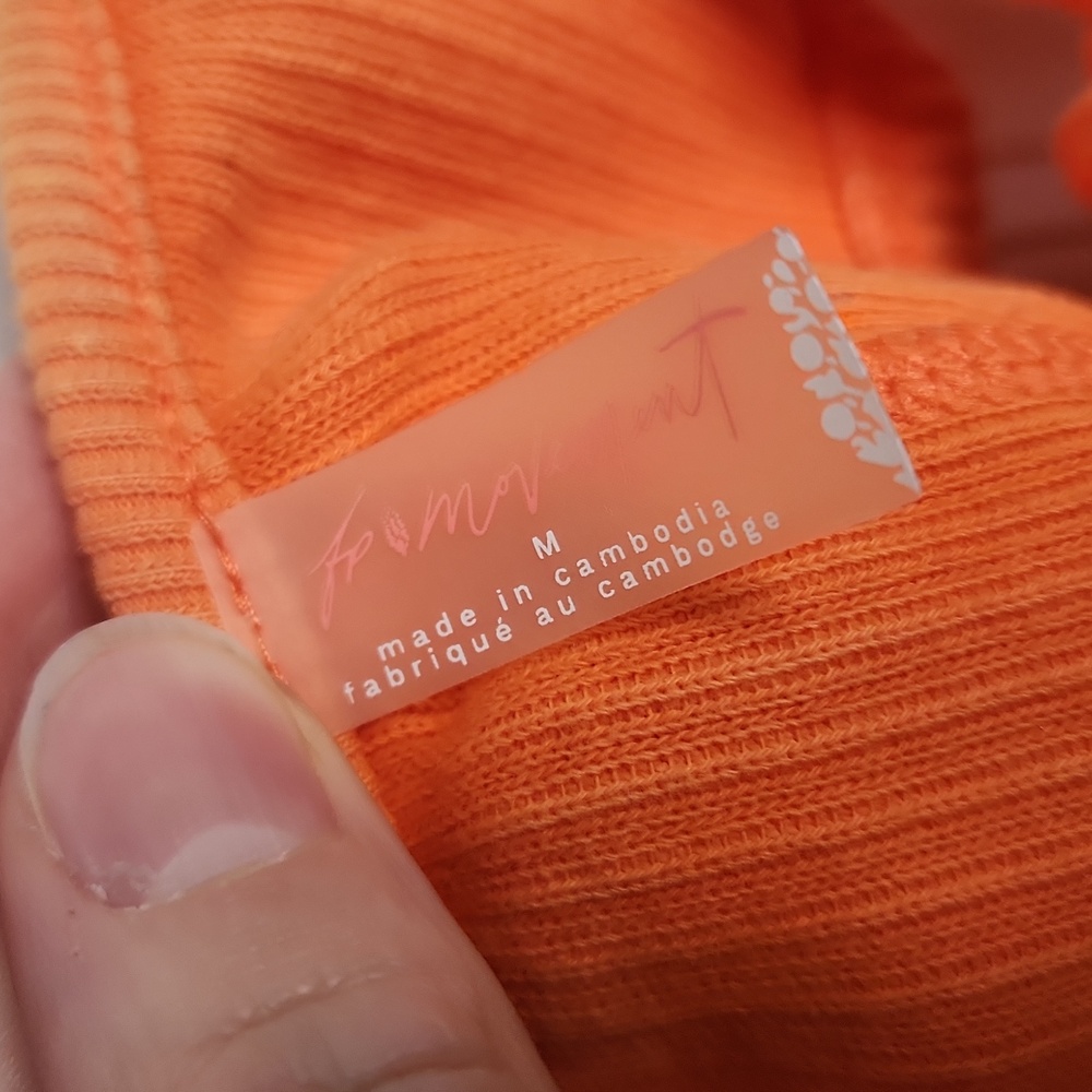 Free People Movement Orange Run It One-Piece - Picture 4 of 7